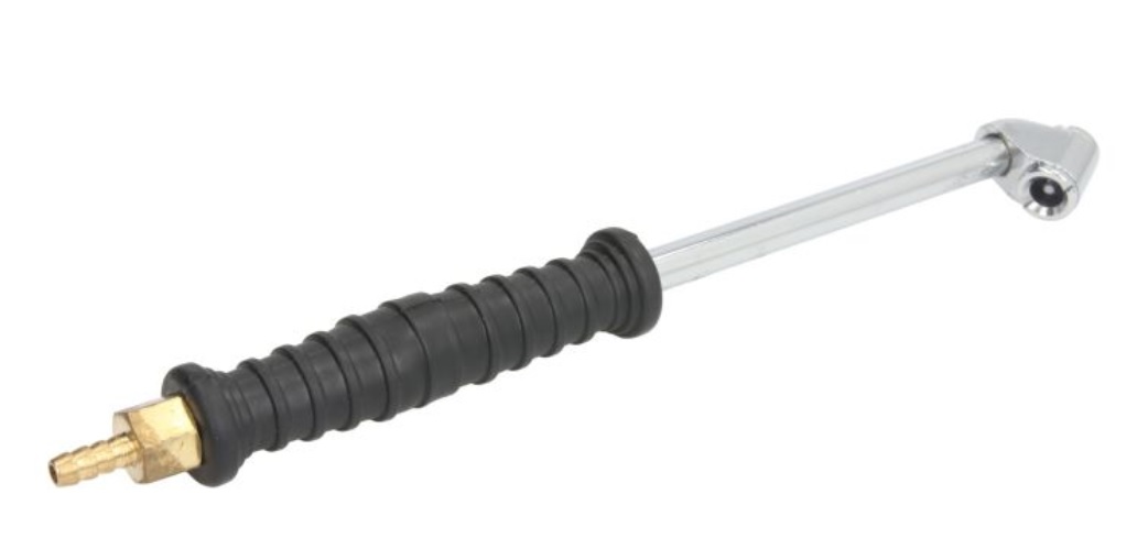 Двостороння насадка для накачування коліс близнюки, довжина 230 мм, для шланга 6 мм