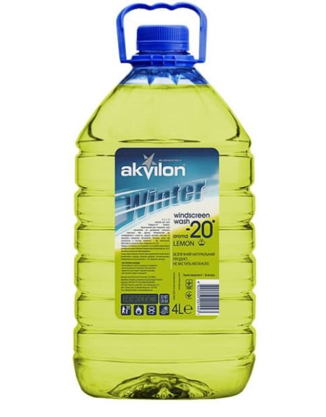 Омивач скла зимовий 4л AKVILON Winter LEMON