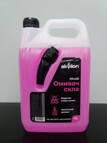 Омивач скла літній 4л Akvilon Summer з лійкою