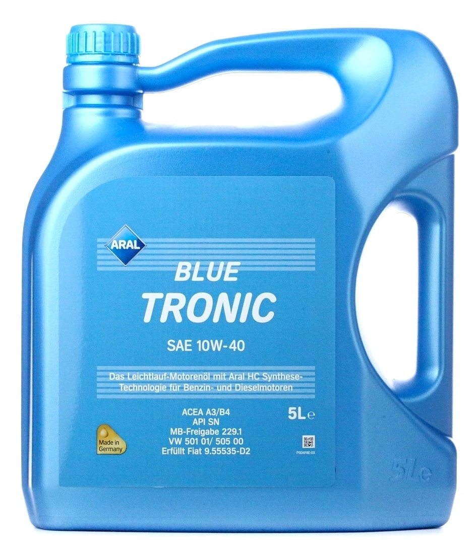 Моторна олива 5л SAE 5W-40 Aral BlueTronic (1529FA)