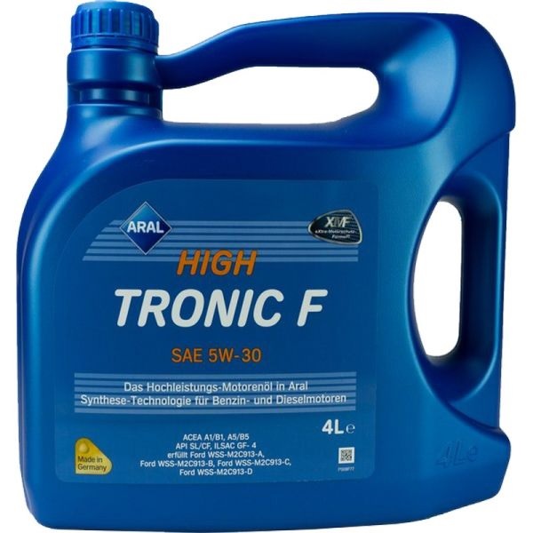 Моторна олива 4л SAE 5W-30 Aral HighTronic F (1552A2)