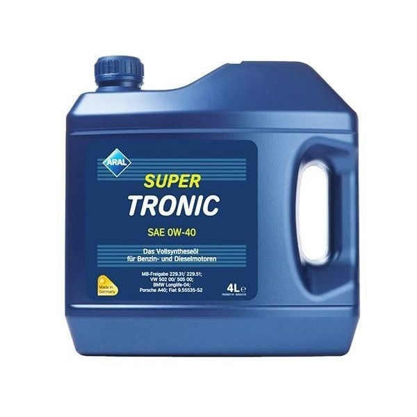 Моторна олива 4л SAE 0W-40 ARAL SuperTronic (154FED)