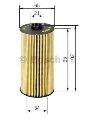 Фільтр масляний BOSCH F026407157 (P7157)