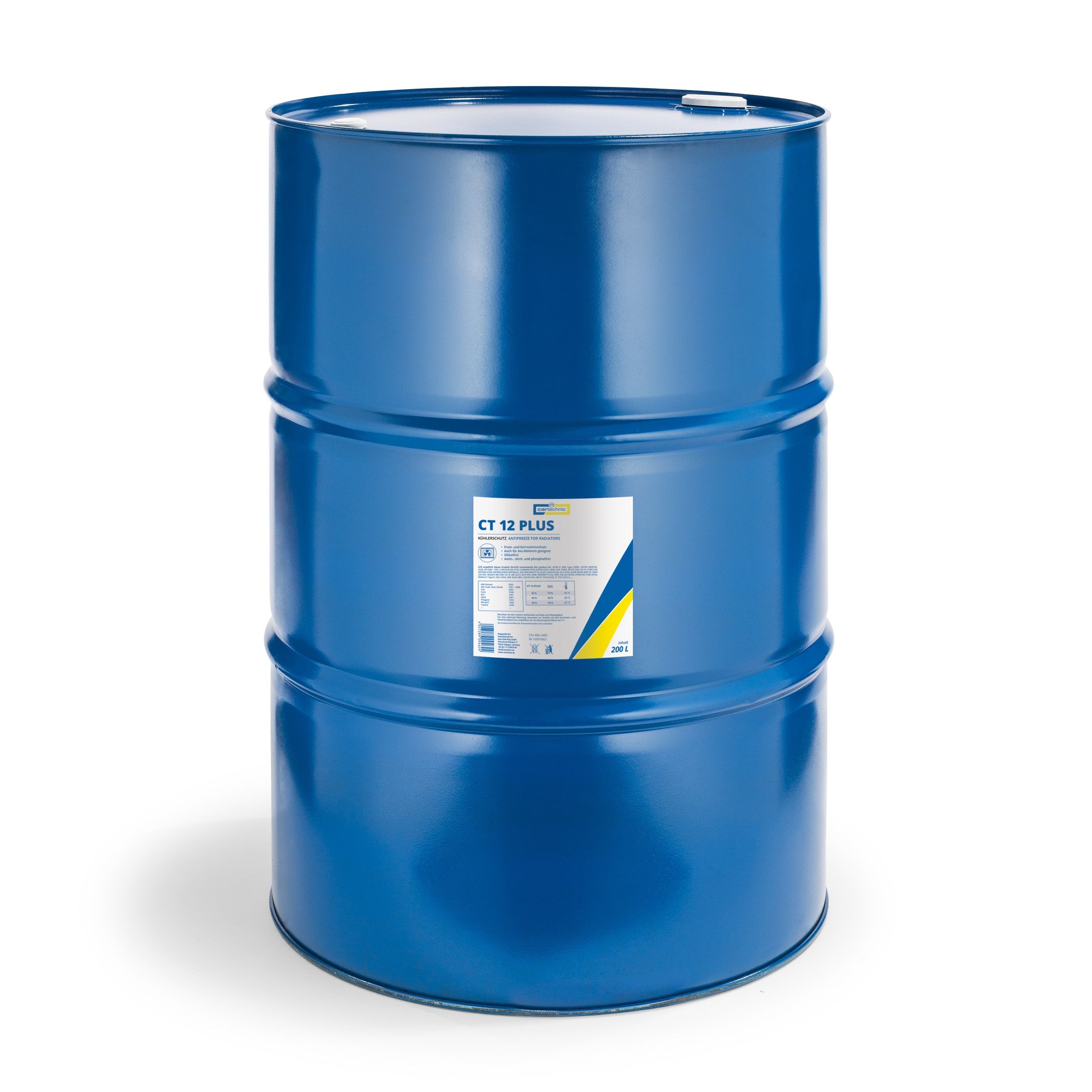 Концентрат антифризу G12+ 200л CARTECHNIC (CART999 CT12 PLUS)