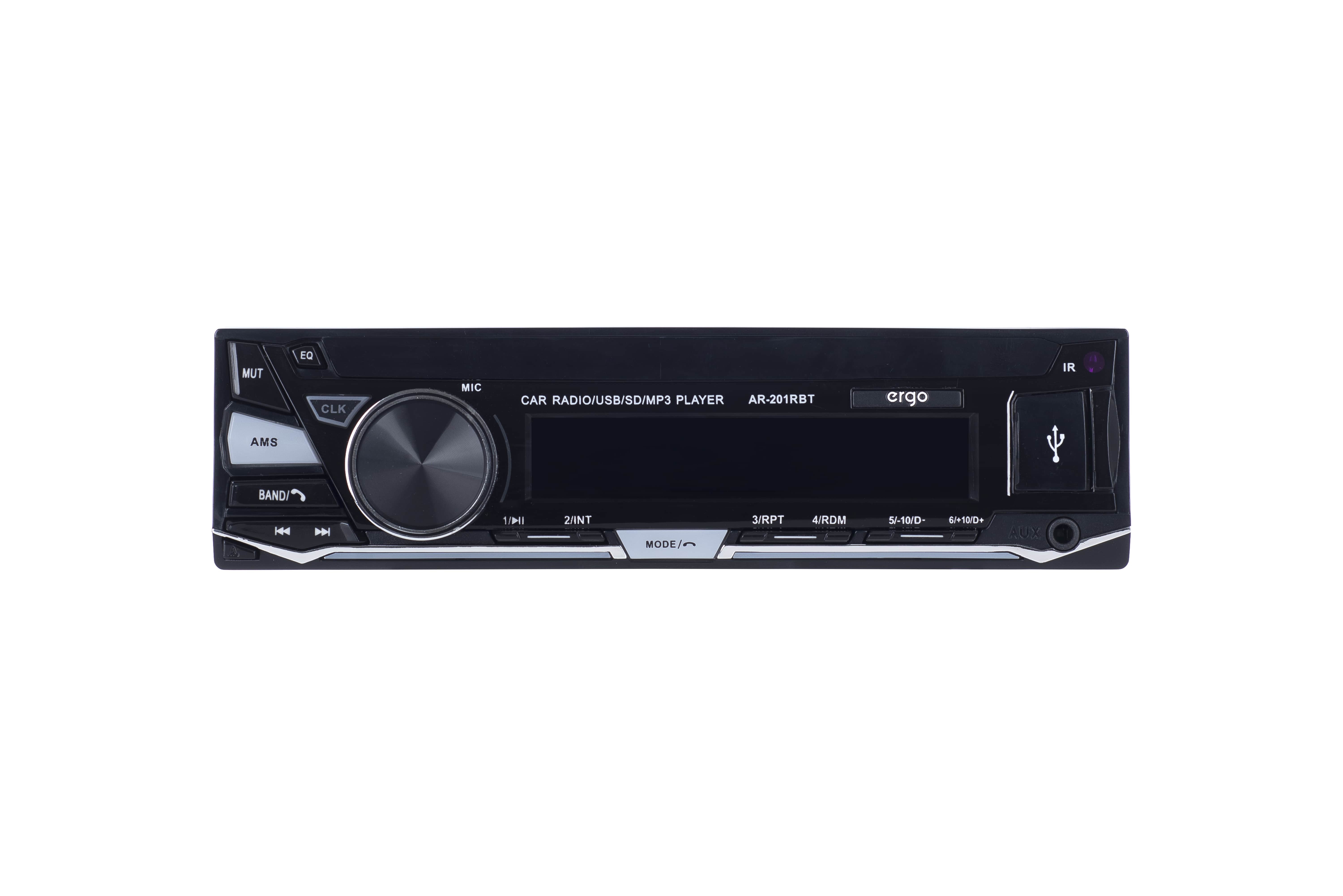 АвтоРесивер CD/MP3 ERGO AR-201RBT