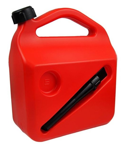 Каністра 5 л пластикова з лійкою MAMMOOTH