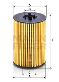 Фільтр масляний MANN FILTER HU7020Z