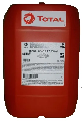Трансмісійна олива 20л SAE 75W-80 TOTAL TRANS GEAR 9FE